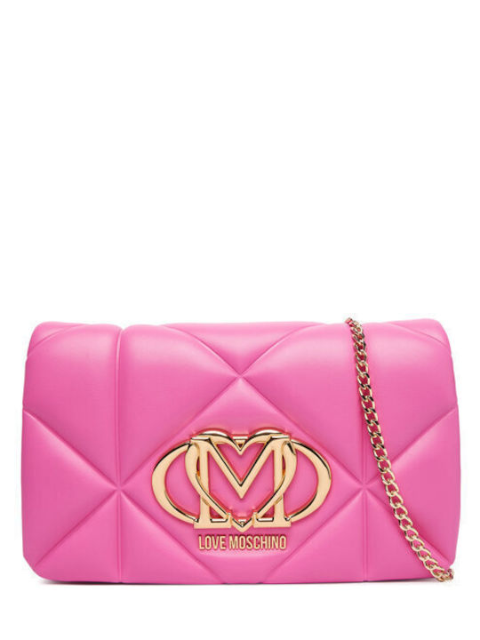 Leather Women's Shoulder Bag Pink