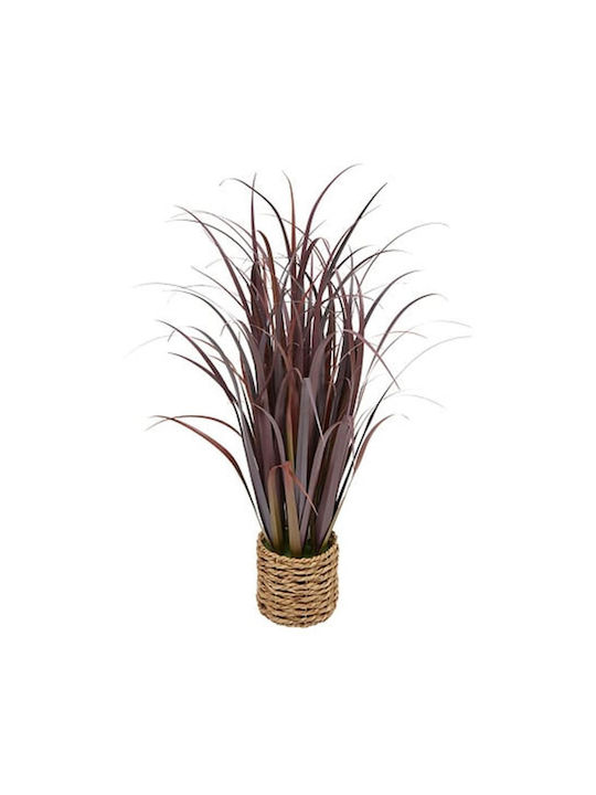 Zya Burgundy Leaves Planter H91cm