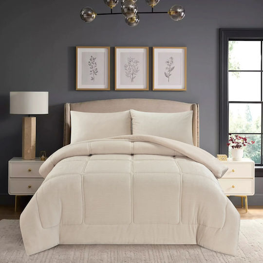 Liolios Home Bettbezug Einzelbett 160x240cm Cream