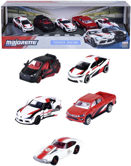 Majorette Количка Комплект 5 TOYOTA Мащаб 1:64 За 3+ Години