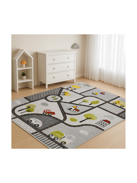 Saray Home Kids Synthetic Rug 3d City Adventure 160x210cm
