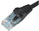 U/UTP Cat.6 Ethernet Network Cable 1m Black 10 Pieces
