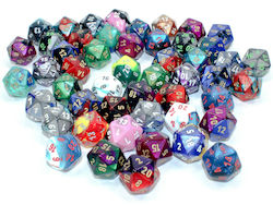 Chessex Gemini D20 Loose Polyhedral Ζάρι Τυχαίο