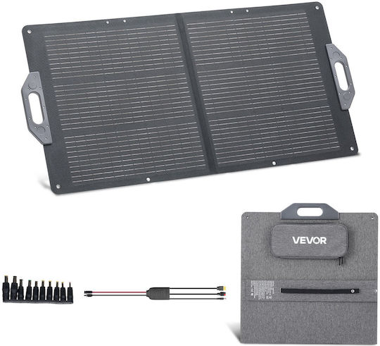 Vevor 100w Φορητός Πτυσσόμενος Ηλιακός Φορτιστής Υψηλή Απόδοση Πολύπλευρες Συνδέσεις Bxzdtynb1100ud77v001y3