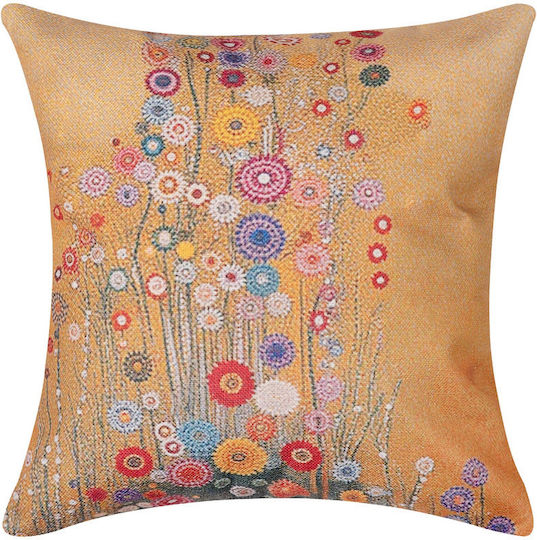 Silk Fashion Decorative Pillow Case Multicolour 45x45cm
