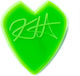 Pană Dunlop Kirk Hammett Verde 1 buc