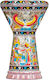 Gawharet El Fan Ad23-6500 World's Cultures & Artistic Drawings Collection Sombaty Doumbek Handmade Egyptian