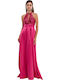 Maxi Abendkleid Fuchsia
