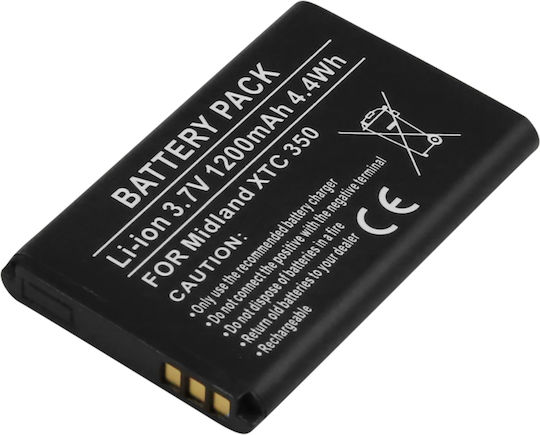 Baterie Avizar Midland Xtc 350 Cameră Li-ion 3.7v 1200mah 4.4wh Neagră