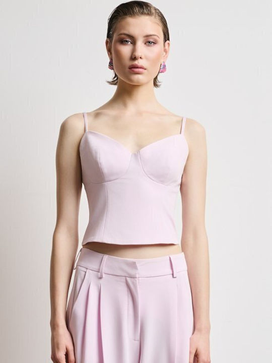 Desiree Γυναικείο Crop Top με Τιράντες & Φερμου...