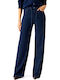 High Rise Women's Jean Pants in Wide Leg Style