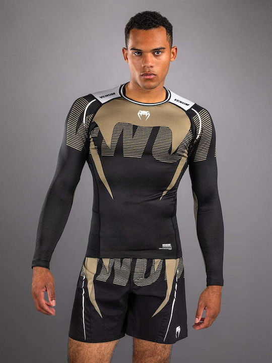 Venum Long Sleeve Shirt VENUM-05174-129 for Jiu-Jitsu Black