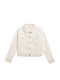 Kids' Denim Jacket Ecru