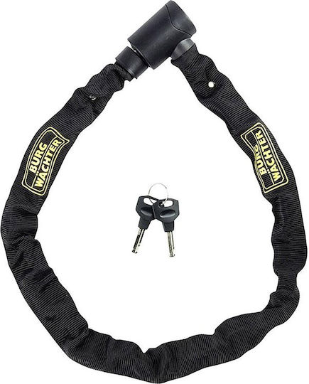 Motorcycle Bicycle Lock Cable Lock with Key 6mmx90cm Burg 58090