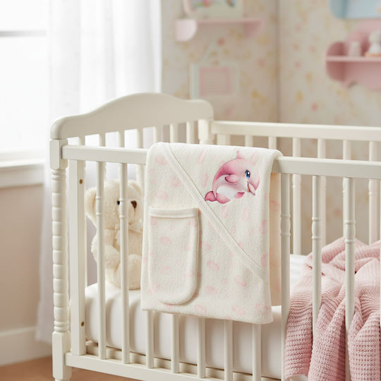 Nansydimo Baby Bathrobe Set with Hooded Towels