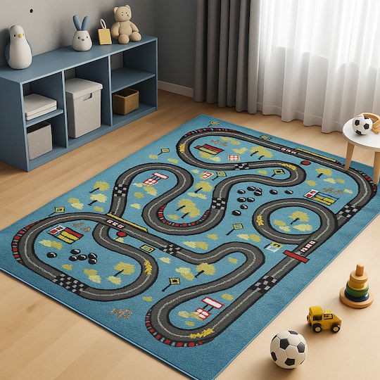 Saray Home Kids Synthetic Rug 3d City Adventure 160x210cm