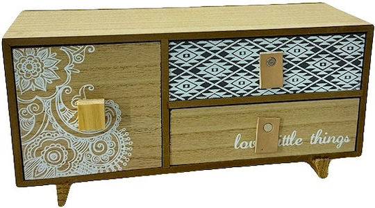 Velve Mini Sertar Lemnoasă 30x10x14cm Velve Mini Sertar Lemnoasă 30x10x14cm