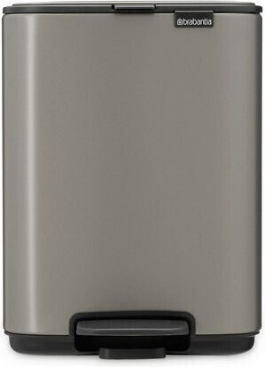 Brabantia Bo Pedal Μεταλλικό Καλαθάκι Μπάνιου 4lt Γκρι