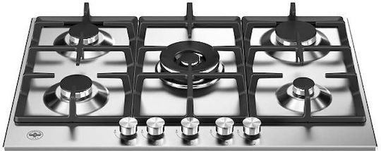 La Germania Gas Cooktop Autonomous Inox 75.2x52.2εκ. Brown