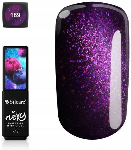 Silcare Gel Νυχιών 189 Midnight Cosmos 4.5gr