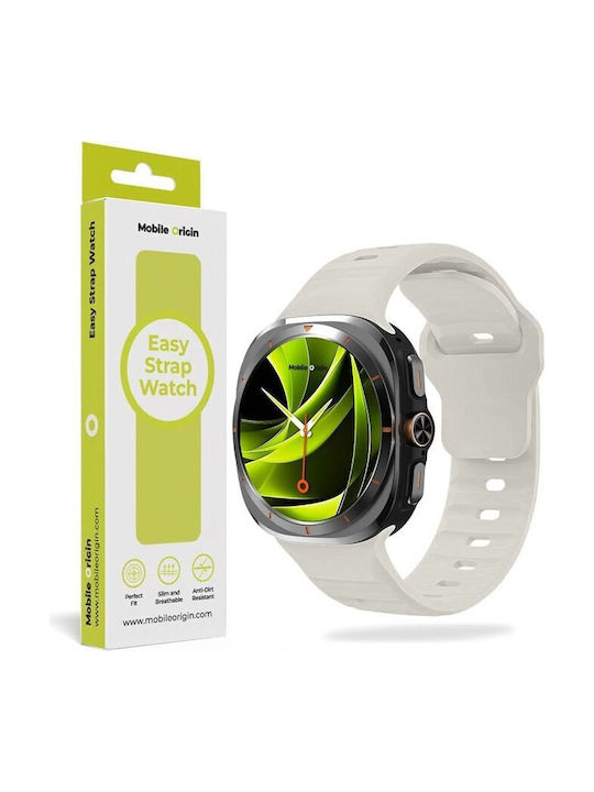 Mobile Origin Easy Strap Silicone Galaxy Watch Ultra 47mm Starlight Mo-sgwu-star