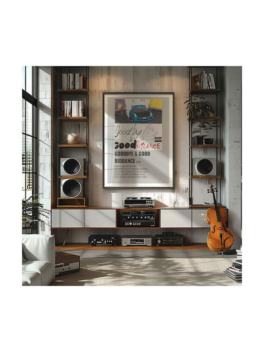 Music Poster Goodbye & Good Riddance Juice Wrld Ms513 21cm X 30cm White Frame Pvc