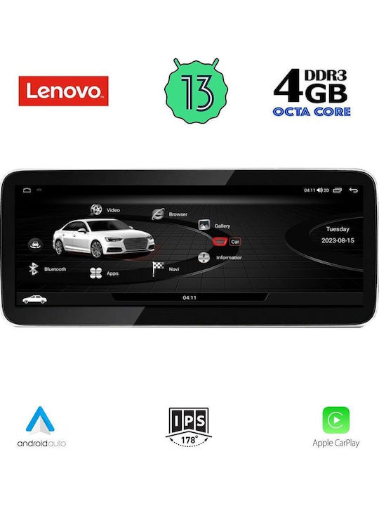 Lenovo Auto-Audiosystem für Audi A3 2013-2021 (Bluetooth/USB/WiFi/GPS/Apple-Carplay/Android-Auto) mit Touchscreen 10.33"