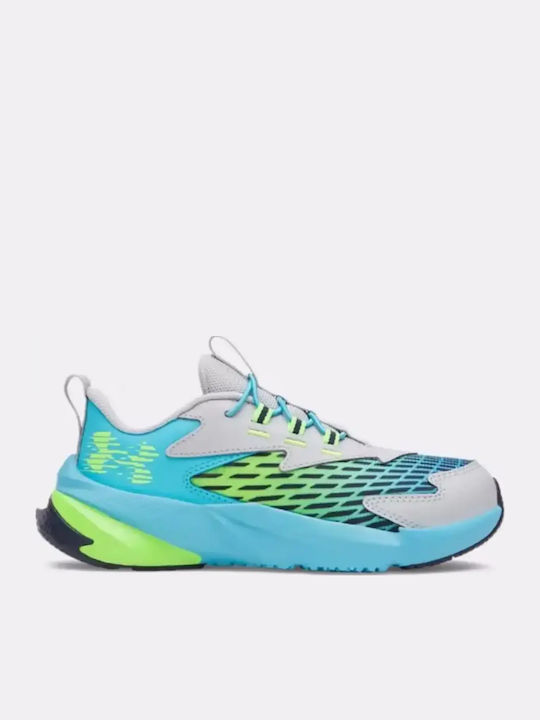 Scramjet 7 Kids Sports Shoes Running with Laces Blue