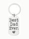 Ασημένιο Μπρελόκ “best Dad Ever” Ανοξείδωτο Ατσάλι