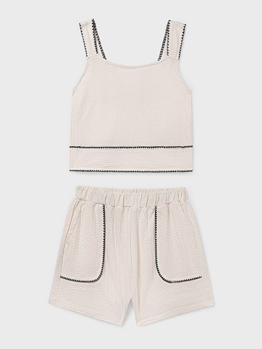 Kinder-Set mit Shorts Sommer 2Stück Beige