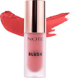 Note Blush Liquid Ρουζ No20 Coral 5ml