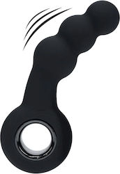 Shots Vibrator Anal Negru Cu Mărgele