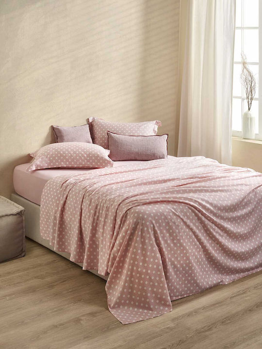 Royal Sateen Signature Dots Σετ Σεντόνια Υπέρδι...