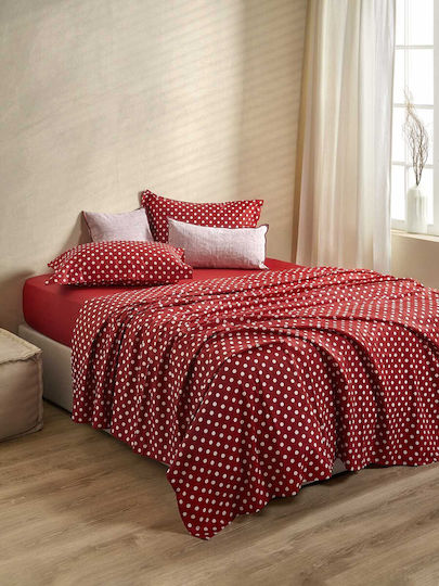 Royal Sateen Signature Dots Σετ Υπέρδιπλο 4τμχ 240x260εκ.
