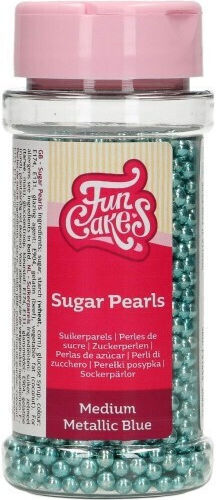Sprinkles Perle Albăstrui Metalizate 4mm 80g