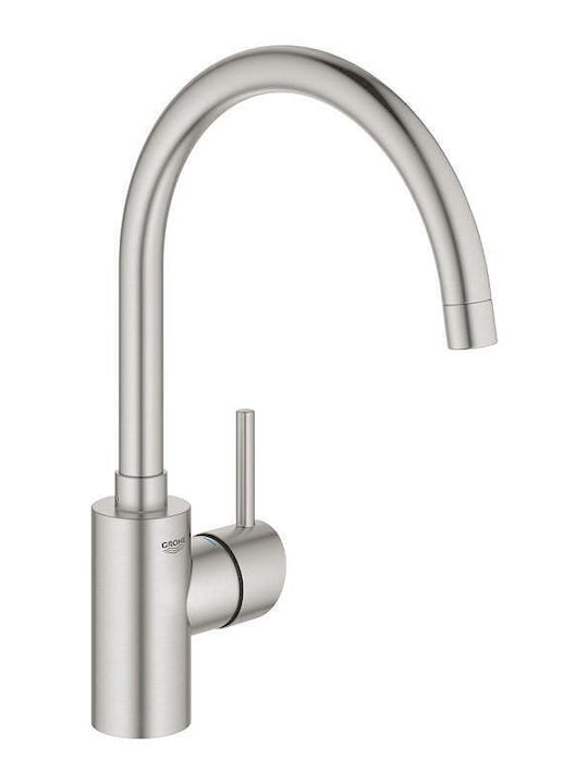 Grohe Concetto Kitchen Faucet Counter Silver