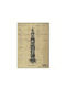 Afiș Vintage Rachetă Saturn V 50 × 35.5 Cm