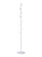 Klikareto Cuiere de podea Metal Alb 30x30x170cm