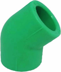 Interplast Γωνία Πράσινη 45° Φ20