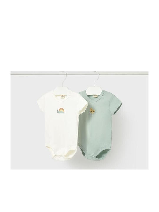 Mayoral Short-Sleeved with Accessories Bay Leaf Mint 2pcs