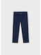 Kids Chino Linen Dark Blue Trouser