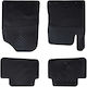 vidaXL Set of Front and Rear Mats 4pcs for Hyundai i30 2017 Black