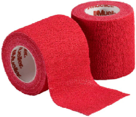 Mueller Tapewrap Premium Ελαστικός Αυτοσυγκρατούμενος Επίδεσμος Κόκκινος