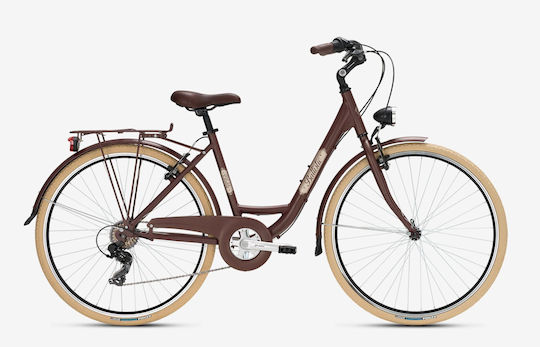 Ballistic Vitality 28" 2026 Brown City Bicycle with Speeds