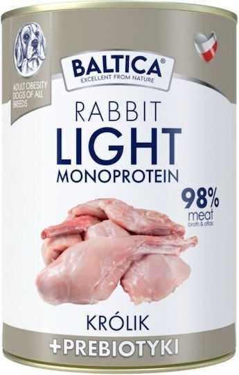 Baltica Υγρή Τροφή Σκύλων με Κουνέλι Διαίτης, χωρίς Σιτηρά 400gr