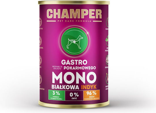Dog Food Wet Food Dogs with Turkey Grain-Free 400gr
