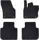 vidaXL Set of Front and Rear Mats 4pcs for Skoda Kodiaq Black