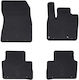 vidaXL Set of Front and Rear Mats 4pcs for Nissan Qashqai 2021 Black