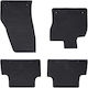 vidaXL Set of Front and Rear Mats 4pcs for Mini Cabrio Volkswagen T-Roc 2019 Black
