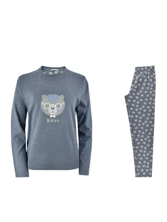 Promise Winter Women's Pyjama Set Blue Raff